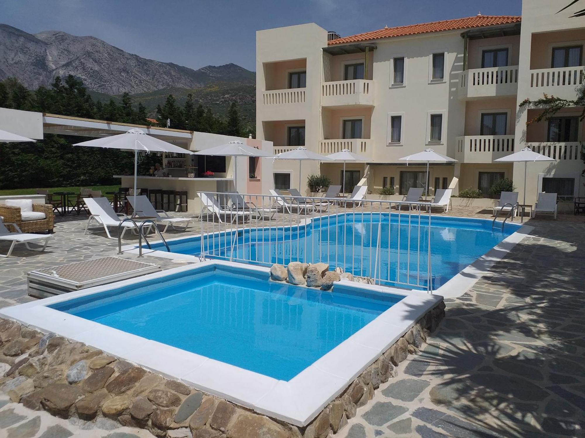Aphrodite Samos Suites Marathokampos Bagian luar foto
