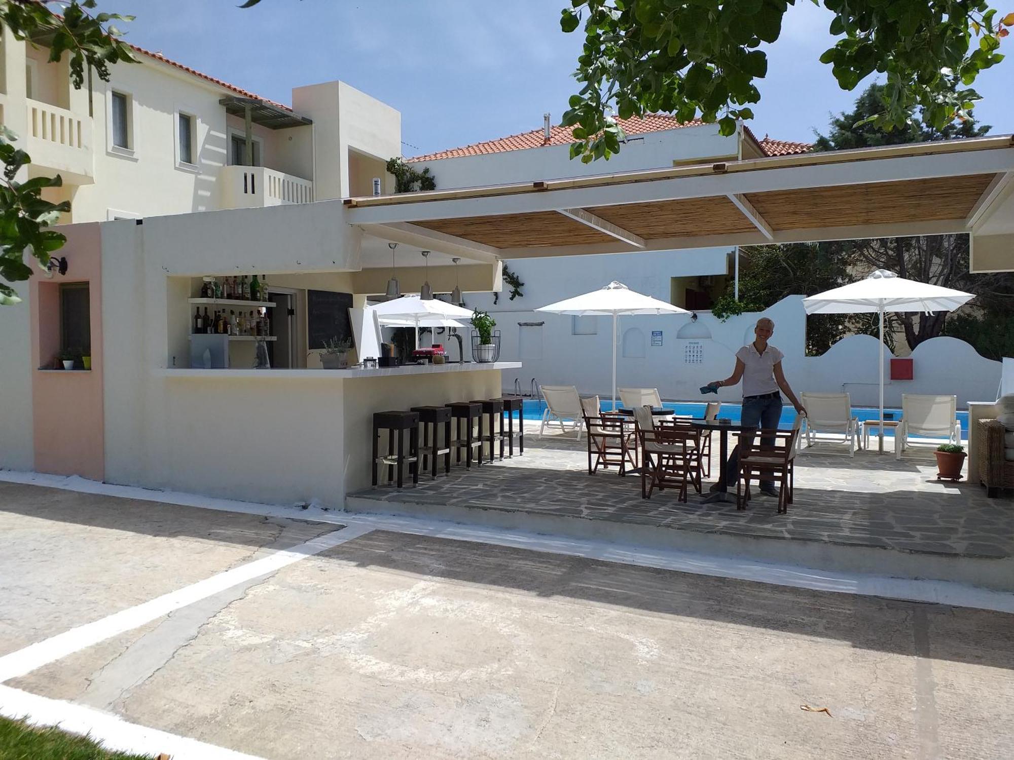 Aphrodite Samos Suites Marathokampos Bagian luar foto